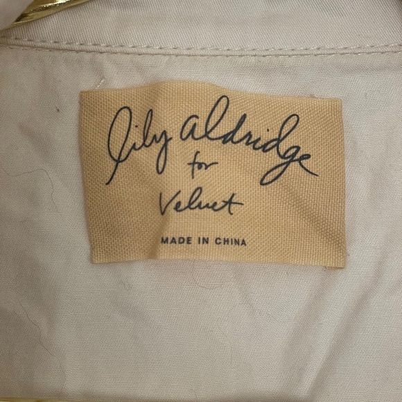 Lily Aldridge for VELVET, light weight jacket, off white, 100% cotton - Picture 2 of 9